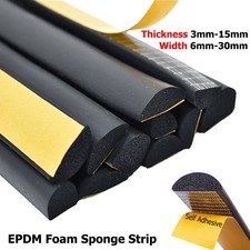 Rotolo Striscia Spugna Schiuma EPDM Schiuma Autoadesiva Neoprene Nastro Semicoro Guarnizione