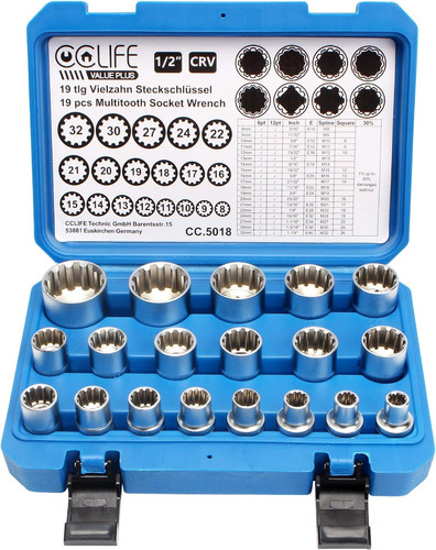 Pezzi profilo e10 e40 - 19, kit