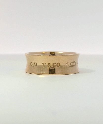 Anello concavo tiffany co - anello,