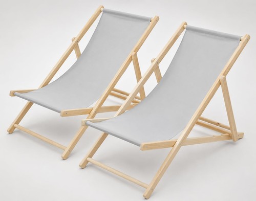 Set sedie sdraio grigio - sedie,