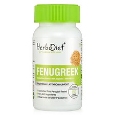 Fenugreek Capsules (3000 mg eq) 15:1 Extract 400mg Breast Milk Libido Supplement