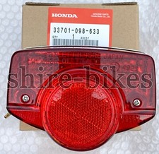 NUOVO gruppo luce posteriore originale Honda 6V per Cub C50 C70 e C90 (luce testa rotonda UK)