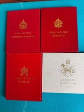 MONETE  ARGENTO 500 E 1000  VATICANO PAPA SEDE VACANTE SCEGLI ANNO DESIDERI