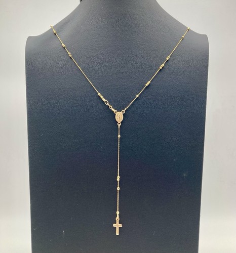 Collana rosario oro giallo - collana,