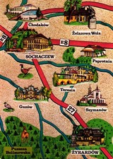 Cartolina d'epoca - Żelazowa Wola - dove nacque un più grande compositore, Fryderyk Chopin.