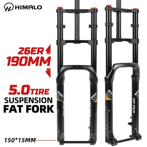 Suspension snow fork - for, fat