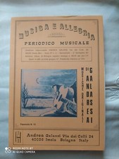MUSICA E ALLEGRIA - ANNO 5° N. 2 - 1981 - FASCICOLO N° 10 - 10 SPARTITI - ED. GA
