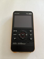 Samsung HMX-W300 fotocamera 5M antiurto e impermeabile Full HD testata funziona giallo