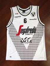 canotta maglia PAJOLA VIRTUS BOLOGNA FORTITUDO camiseta basket jersey EUROLEAGUE