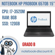 Notebook Hp Probook 6570B  15"