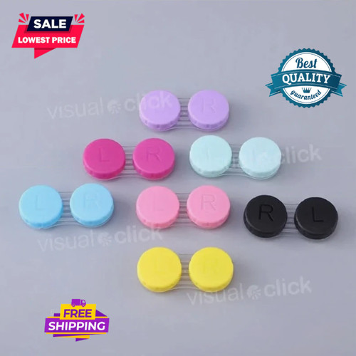 10pz custodia lenti contatto - custodia,