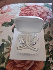 SHOKZ OpenFit Air, weiss Auricolare Wireless A clip Chiamate/Musica/Sport/Tutti 