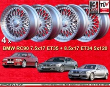 4 cerchi RC90 7.5x17 ET35 +