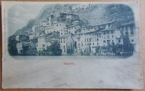 Cartolina epoca gandria - cartolina,