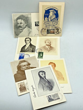 LOTTO 7 CARTOLINE MAXIMUM Smit annullo primo giorno Pascoli Carducci Fracastoro