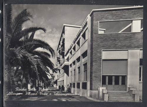 Cartolina riviera delle - delle, palme