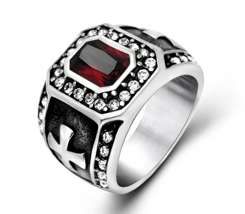 Anello quadrato uomo donna - uomo,