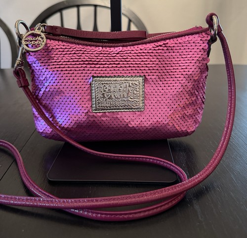 Coach poppy disco paillettes - poppy,