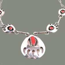 Argento Corallo Catena Indiano