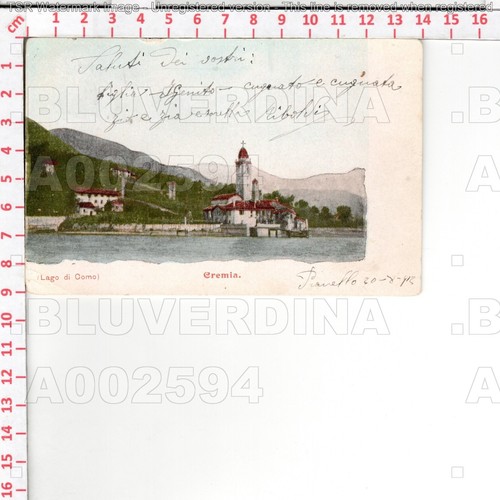 A2594 como cremia 1912 timbro - cremia,