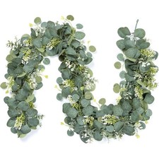 Ghirlanda di eucalipto finto
