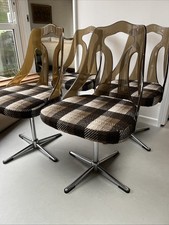 Set 4 sedie girevoli MCM anni