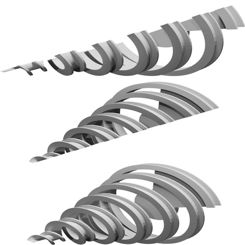 Lampadario design vortice - lampadario,