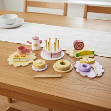 Set cibo legno tagliare - cibo, da