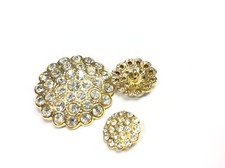 BOTTONE GIOIELLO oro cm 3,5