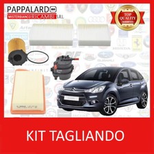 KIT TAGLIANDO 4 FILTRI PER CITROEN C3 I - II 1.4 HDI DAL 2002