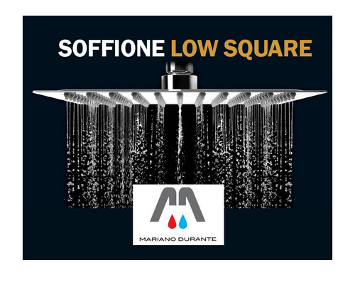 Soffione doccia quadrato - soffione,