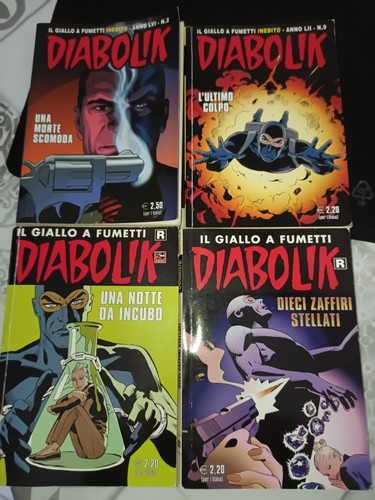 Lotto fumetti diabolik - fumetti, n.2
