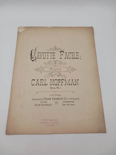 Cavotte facile partiture - partiture, carl