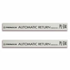 Distintivo logo giradischi Pioneer per mazzo di PL-514 127mm(5")X16mm(0,63")