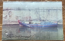 Mario Giacomelli fotografia a colori Il Molo di Senigallia - Firmata