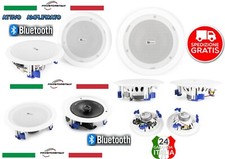 IMPIANTO AUDIO FILODIFFUSIONE CASSE DA INCASSO SENZA FILI QUALITA  CON BLUETOOTH