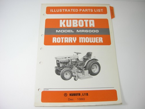 Kubota mr6000 trattorino - mr6000,