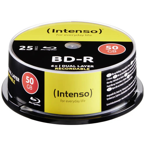 Intenso 5001124 blu ray r - intenso, bd-r