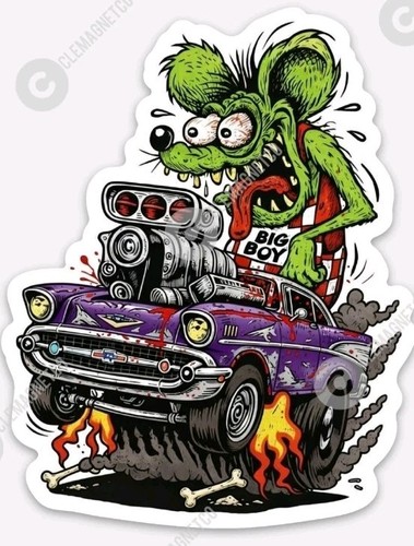 Adesivo chevy heaven - -, rat