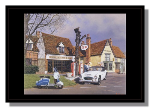 Austin healey and lambretta - and,