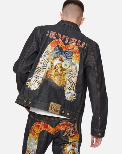 Giacca denim evisu 2022 - denim,