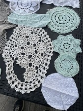 Set Centrini E Tovaglia Usati Con Macchie E Rotture Come Da Foto