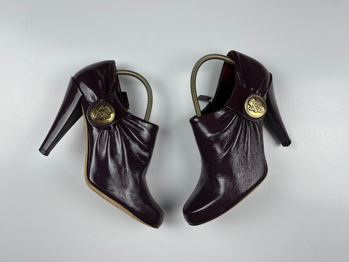 Stivaletti gucci viola isteria - gucci,