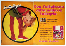 Pubblicita'  Collant Calze Bambina Saltallegro Golden Lady Advertising 1997 (T4)