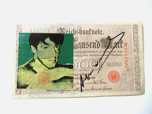 Banconota warhol 1000dm - banconota,