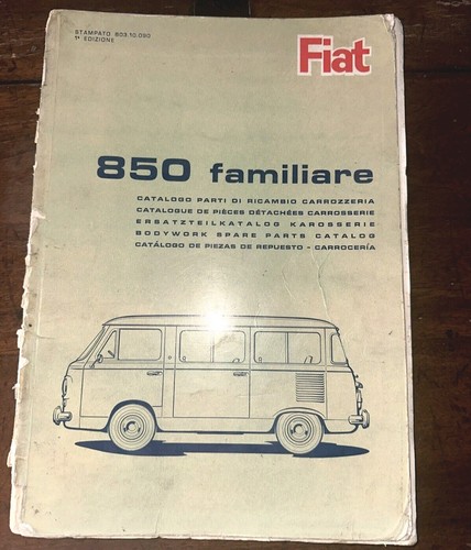 Fiat 850 familiare - 850, catalogo