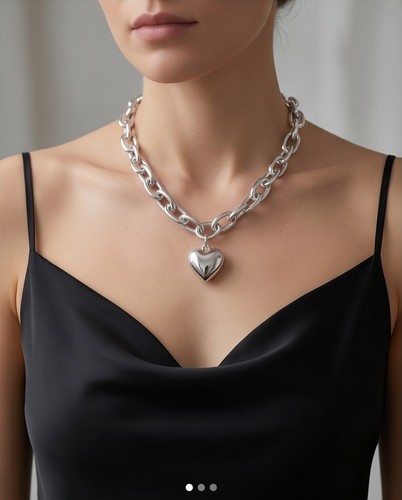 Elegante collana catena - a,