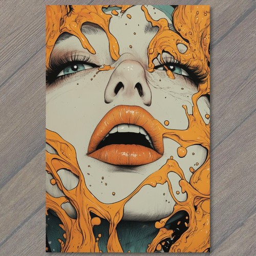 Sticker woman face - sticker, woman’s
