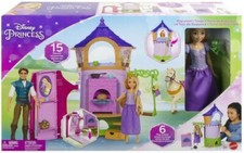MATTEL DISNEY PRINCESS RAPUNZEL TORRE DI RAPERONZOLO PLAYSET CON BAMBOLA 30 CM