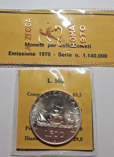 500 lire argento - 500,